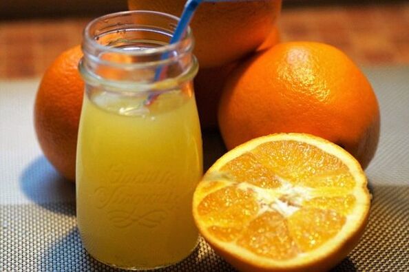jugo de naranja para bajar de peso