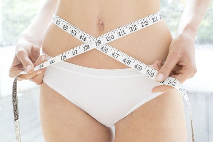 medida de cintura con centimetros